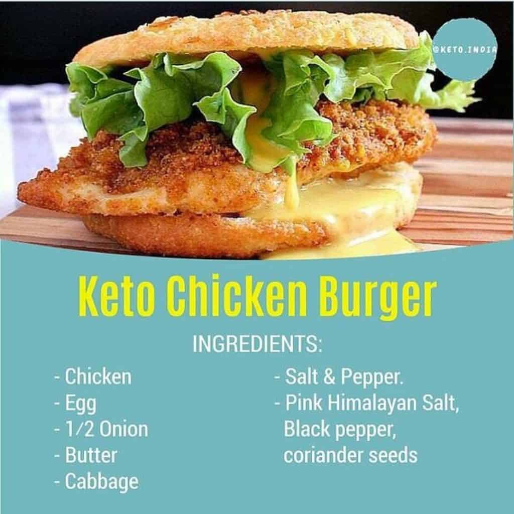 Keto Chicken Burger