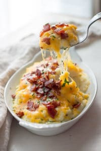 Keto Loaded Mashed Cauliflower