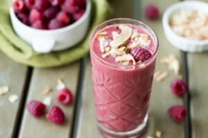 Coconut Blackberry Mint Smoothie