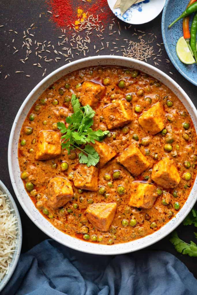 Keto Mutter Paneer