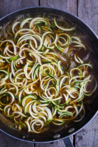 Zucchini Noodle Ramen Soup