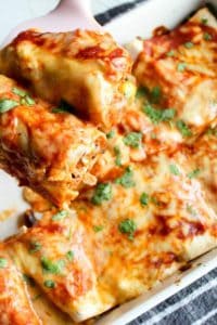 Healthy Chicken Enchiladas