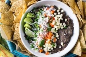 Loaded Black Bean Dip