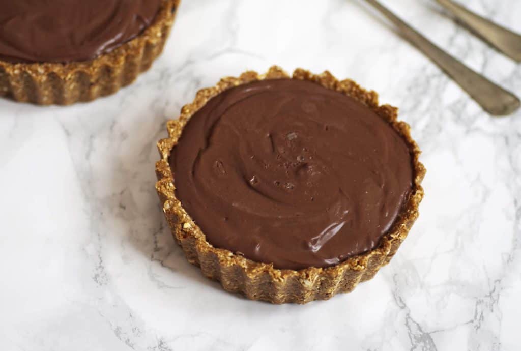 No Bake Vegan Chocolate Tart