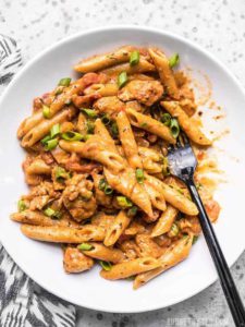 One Pot Creamy Cajun Chicken Pasta