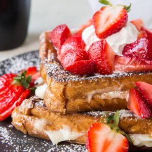 Cream Cheese Stuffed French Toast