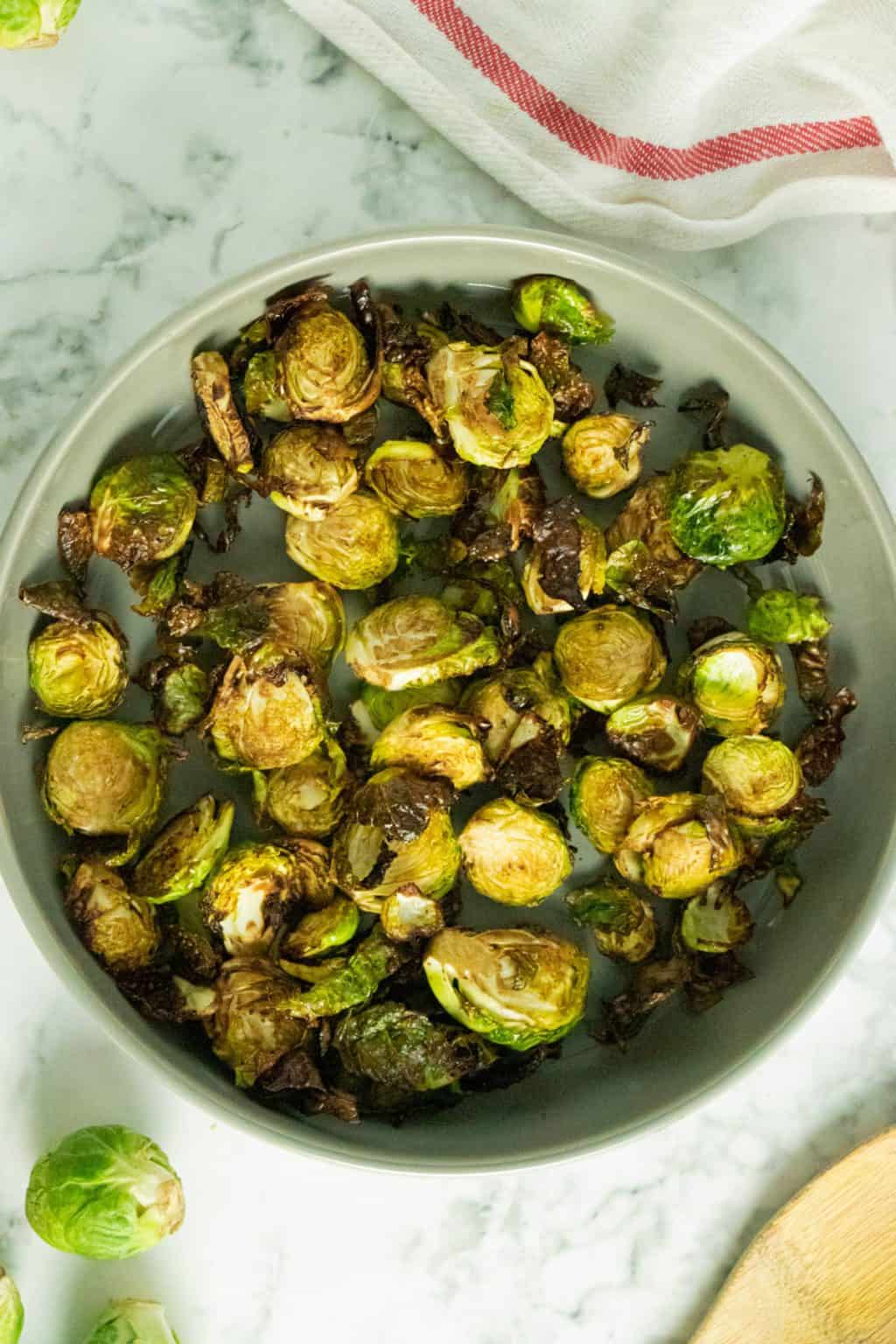 Crispy Air Fryer Brussels Sprouts Diabetes Recipe Livofy