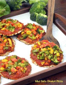 Mini Oats Bakri Pizza