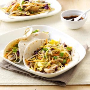 Moo Shu Mushroom Wraps