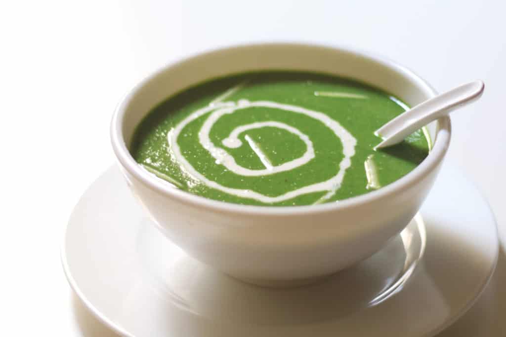 Spinach soup