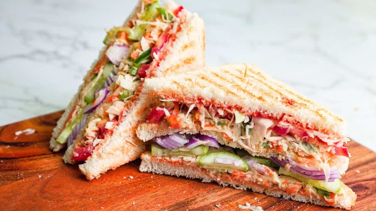 Club Sandwich with Super Mayo | PCOS Recipe | Livofy