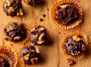 Fudgy Pumpkin Brownie Bites