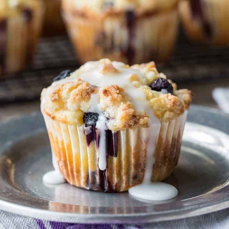 BLUEBERRY LEMON CRUMB MUFFINS