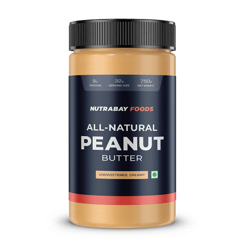 NUTRABAY FOODS ALL-NATURAL PEANUT BUTTER, UNSWEETENED CREAMY
