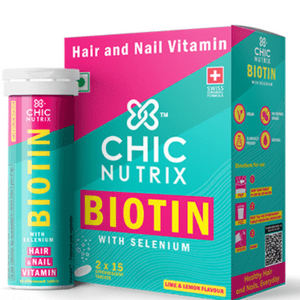 CHICNUTRIX LIME AND LEMON FLAVORED BIOTIN TABLETS - 30 SERVINGS