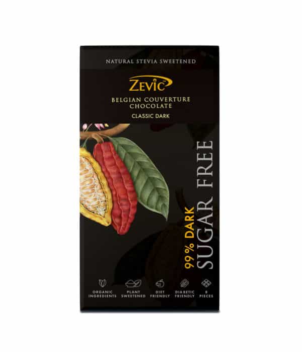 Belgian Couverture Immunity Chocolate with Stevia