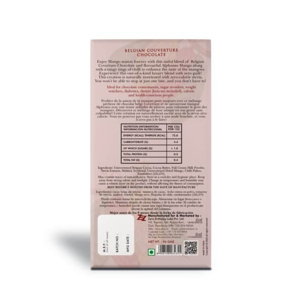 Belgian Couverture Chocolate Nutritional Info