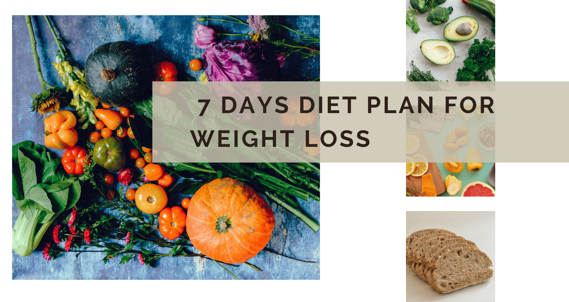 7 Day Slim Down Plan - For Weightloss