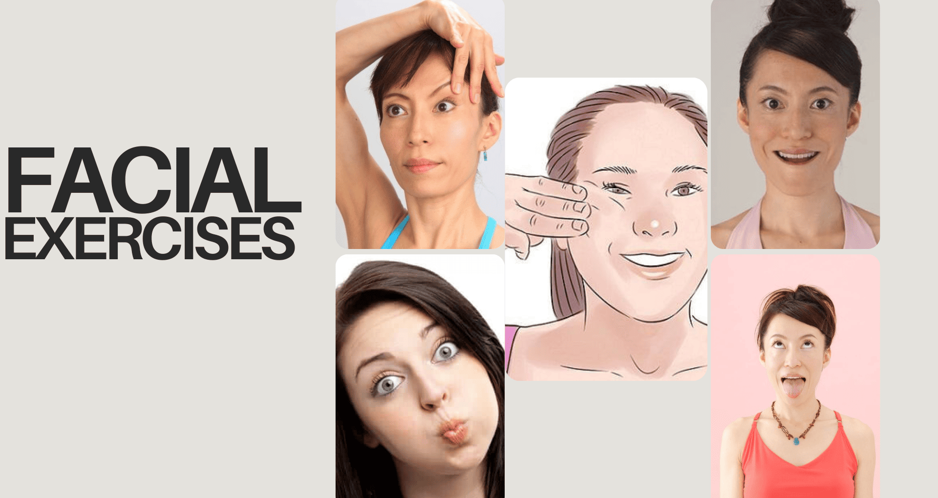 20 Facial Exercises to Lose Face Fat and Get Slim Face