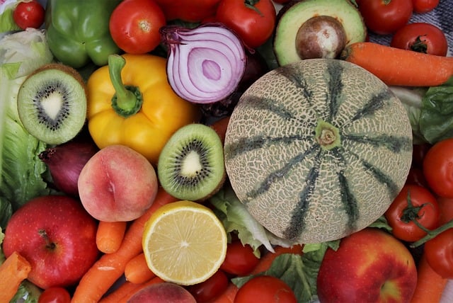 fiber rich fruits and vegetables