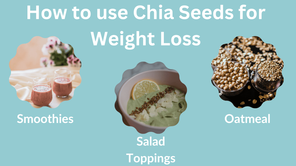 How to use chia Seeds for Weight Loss