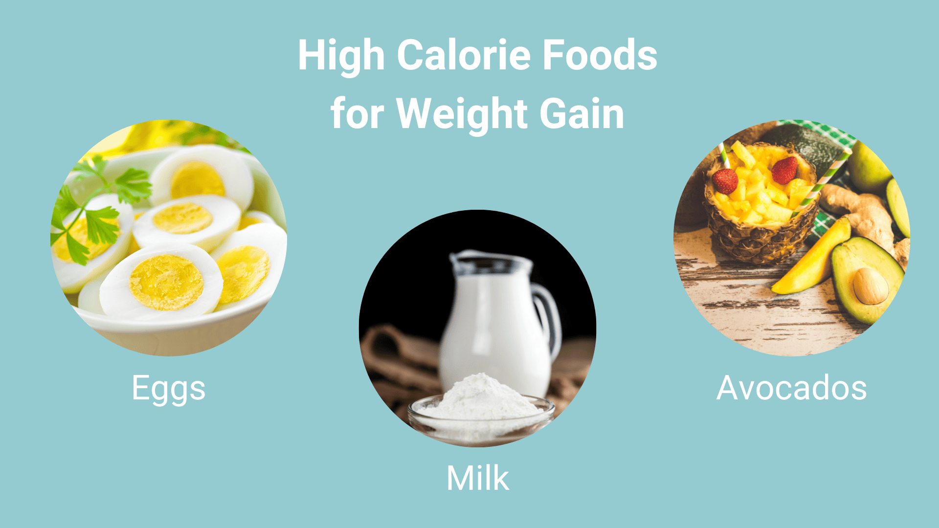 high calorie things