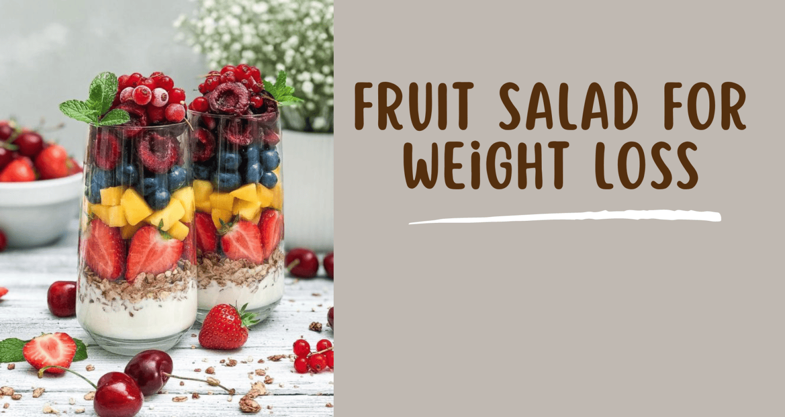 Healthy Fruit Salad for Weight Loss with Recipes Livofy
