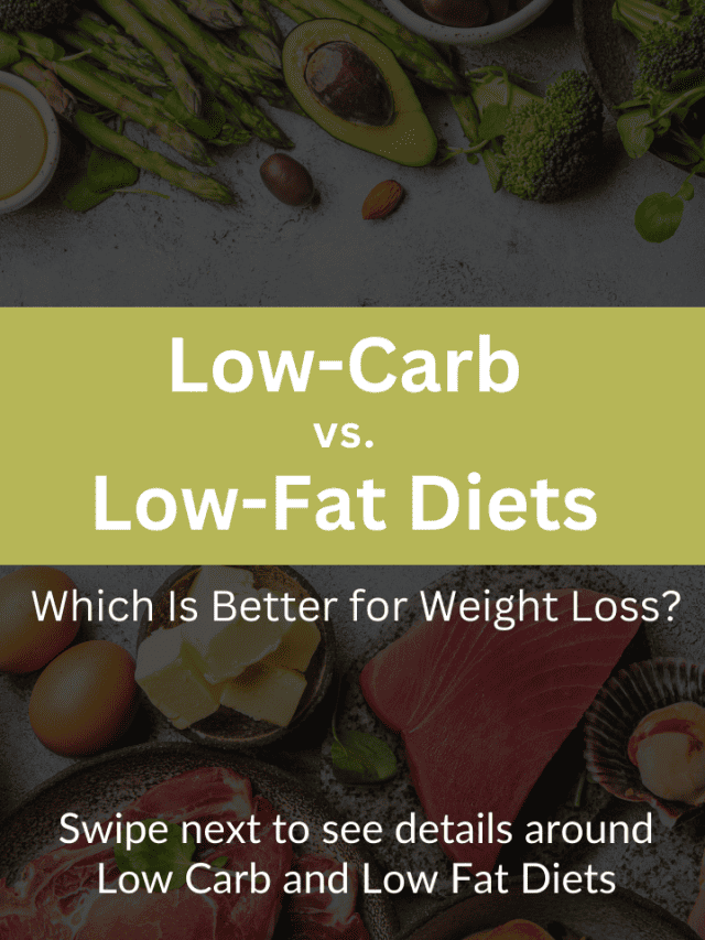 Low-Carb vs. Low-Fat Diets for Weight Loss