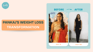 Pankaj' weight loss transformation