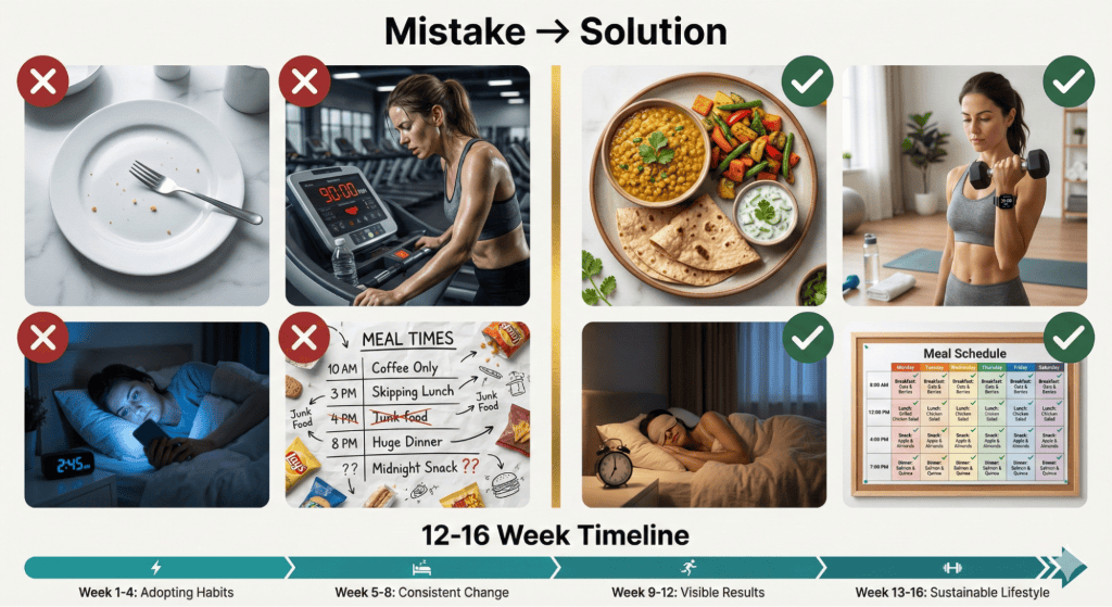 Common Mistakes Indians Make with Cortisol And Weight Loss