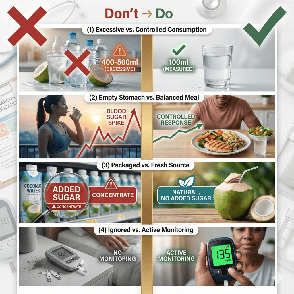 Common Mistakes Indians Make with Coconut Water Blood Sugar