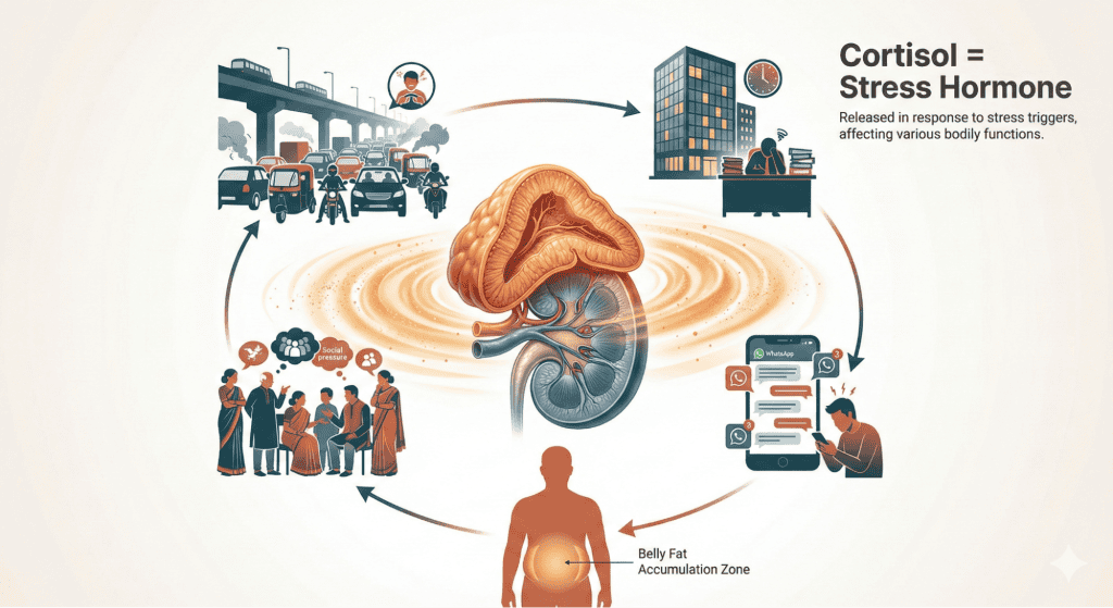 What Is Cortisol And Weight Loss, and Why Indian Dieters Should Care?