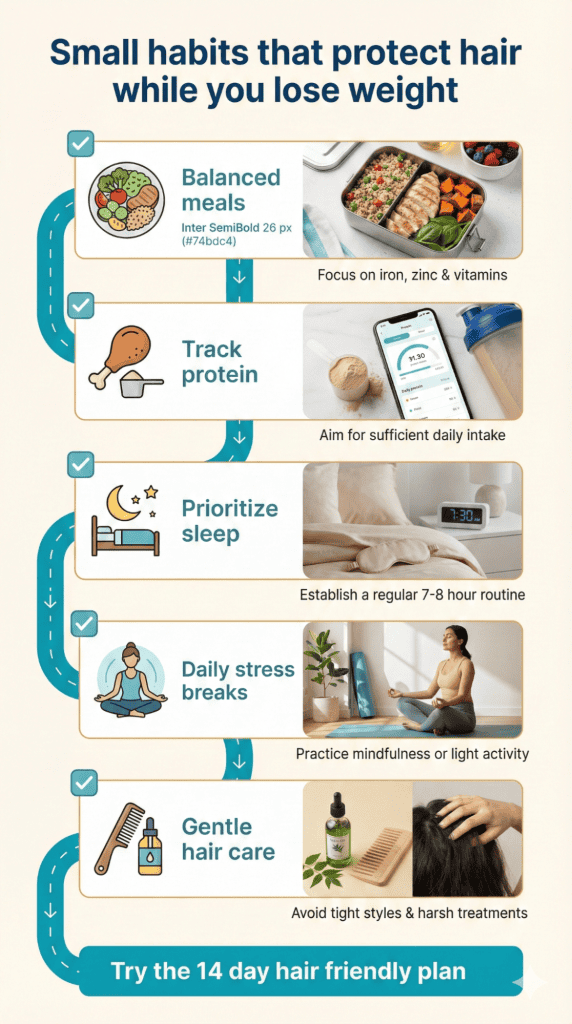 Lifestyle Changes to Support Weight Loss And Hair Loss