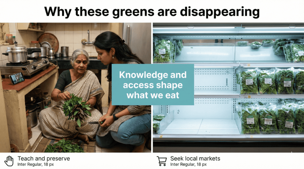 Indian Lifestyle Factors Affecting Indian Leafy Vegetables