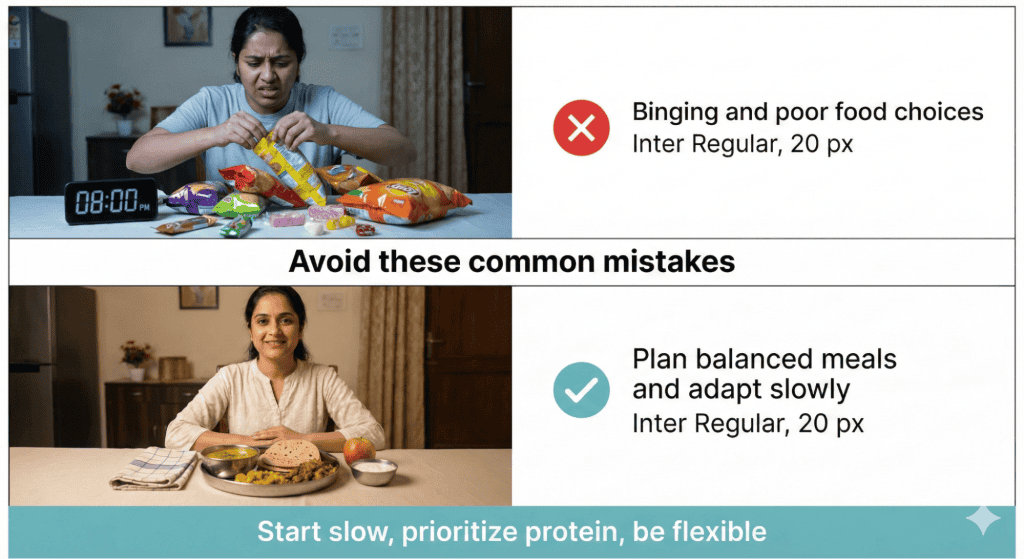 Common Mistakes Indians Make with Time-Restricted Eating