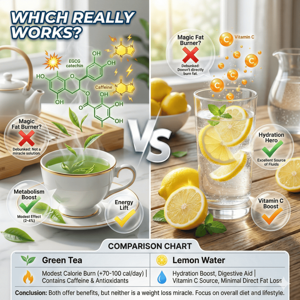 What Is Green Tea Vs Lemon Water and Why Indian Dieters Should Care?