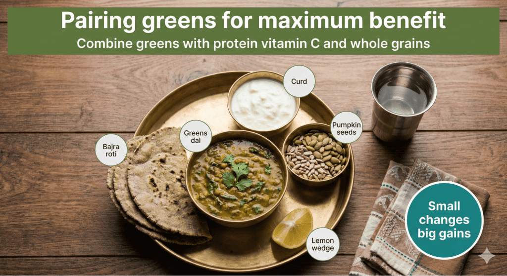 Best Indian Foods for Indian Leafy Vegetables Management