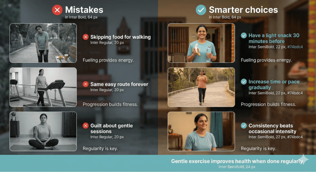 Common Mistakes Indians Make with Low-Impact Workouts