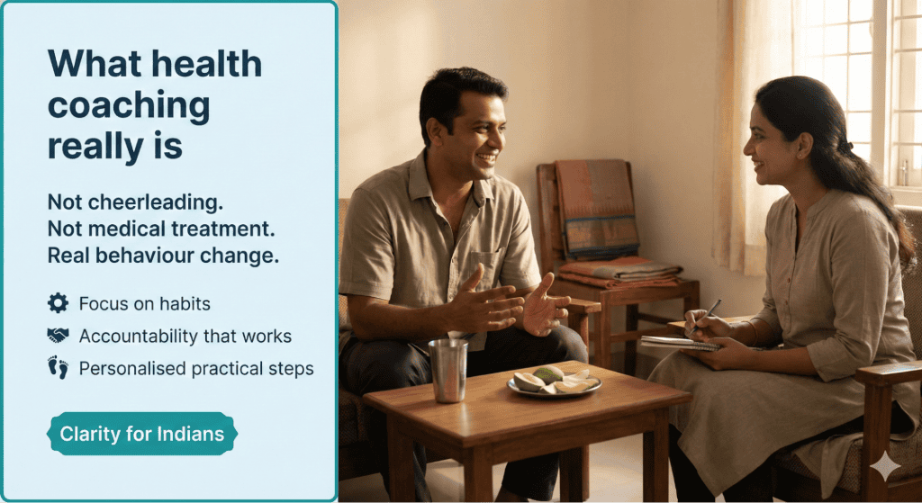 What Is Health Coaching Myths and Why Indian Dieters Should Care?
