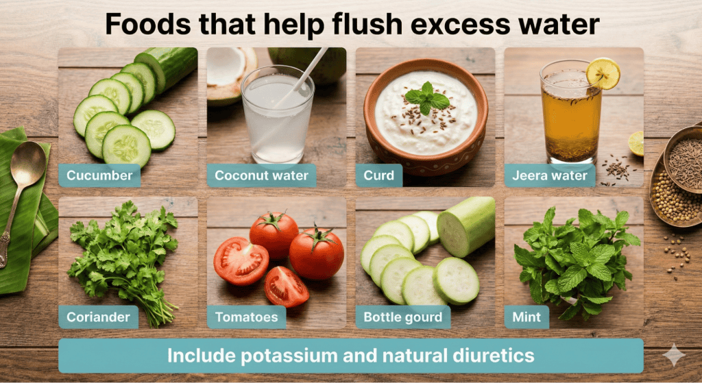 Best Indian Foods for Water Weight Management