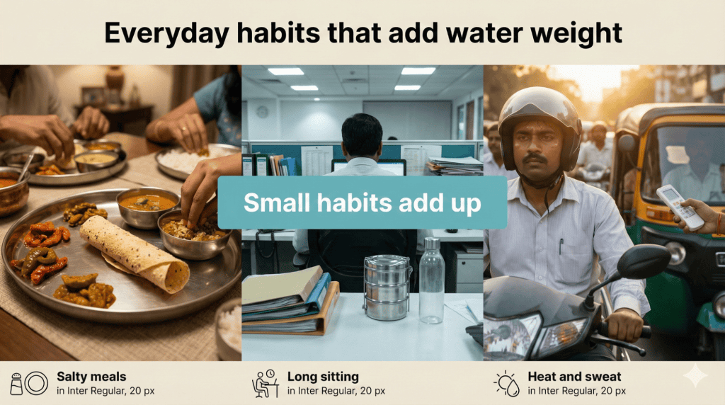 Indian Lifestyle Factors Affecting Water Weight