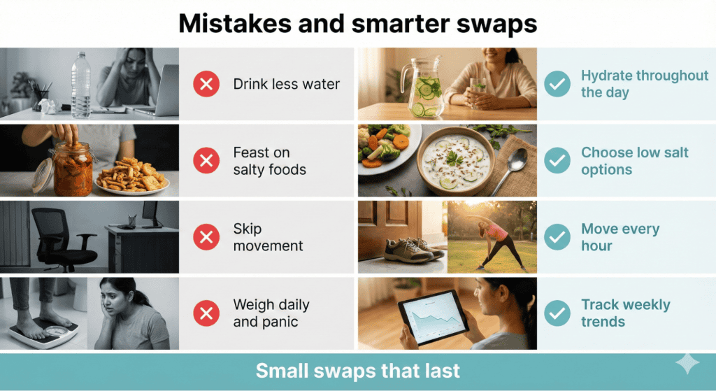 Common Mistakes Indians Make with Water Weight