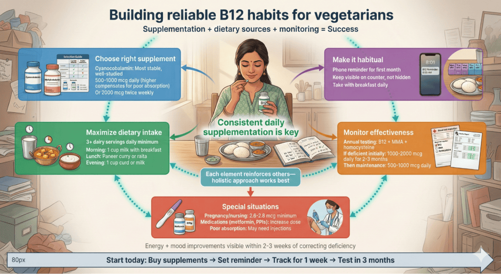 Lifestyle Changes to Support Vitamin B12 Foods For Vegetarians