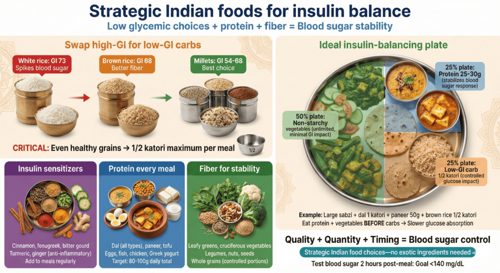 Best Indian Foods for Insulin Balancing Diet Management