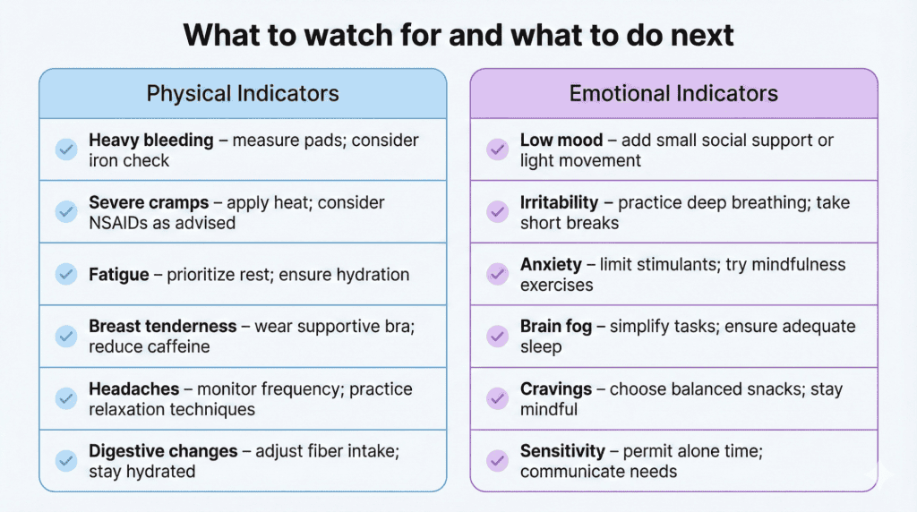 Period Nutrition: What to Watch For