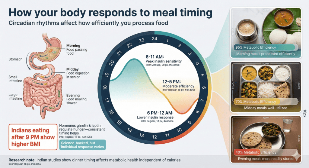The Science Behind Meal Timing Weight Loss for Indians