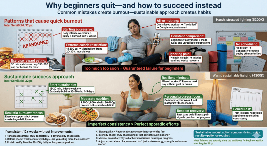 Common Mistakes Indians Make with Fitness Tips For Beginners