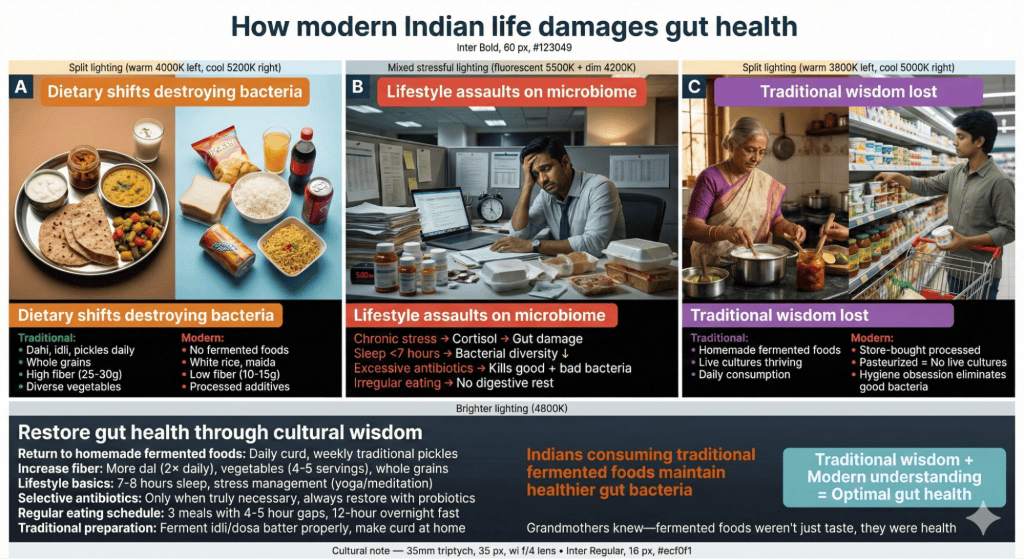 Indian Lifestyle Factors Affecting Gut Microbiome Weight Loss