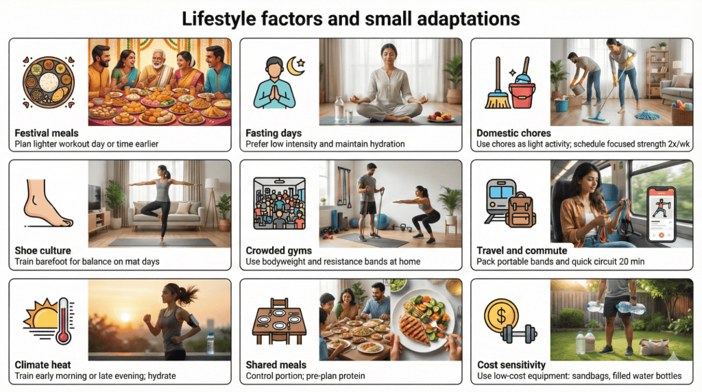 Indian Lifestyle Factors Affecting Strength Conditioning