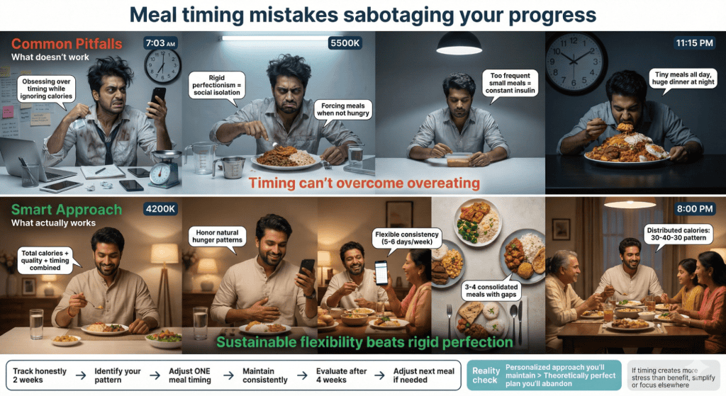 Common Mistakes Indians Make with Meal Timing Weight Loss
